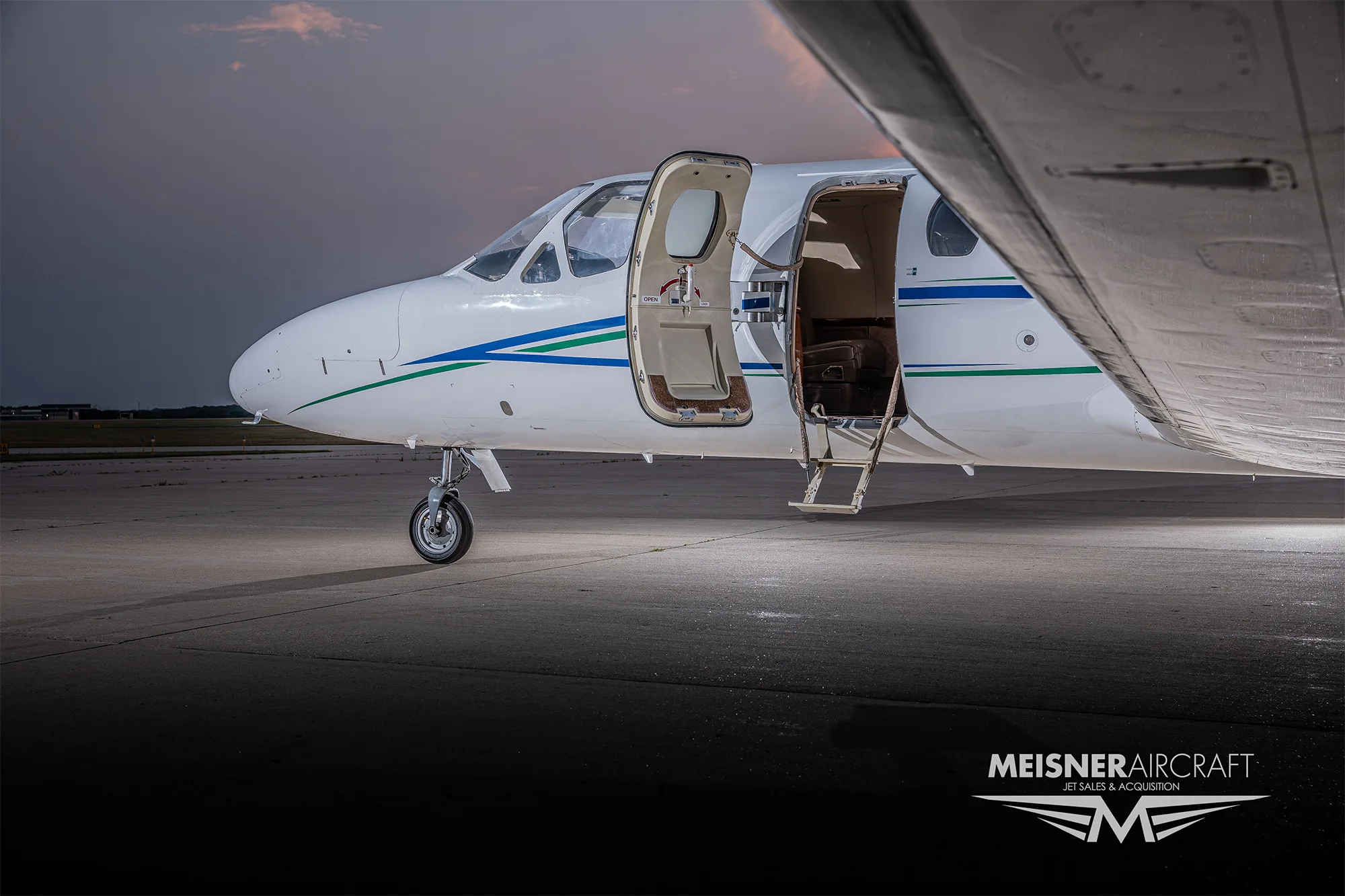 Marketing image of a 1992 Cessna citation ii sn 550 0710.