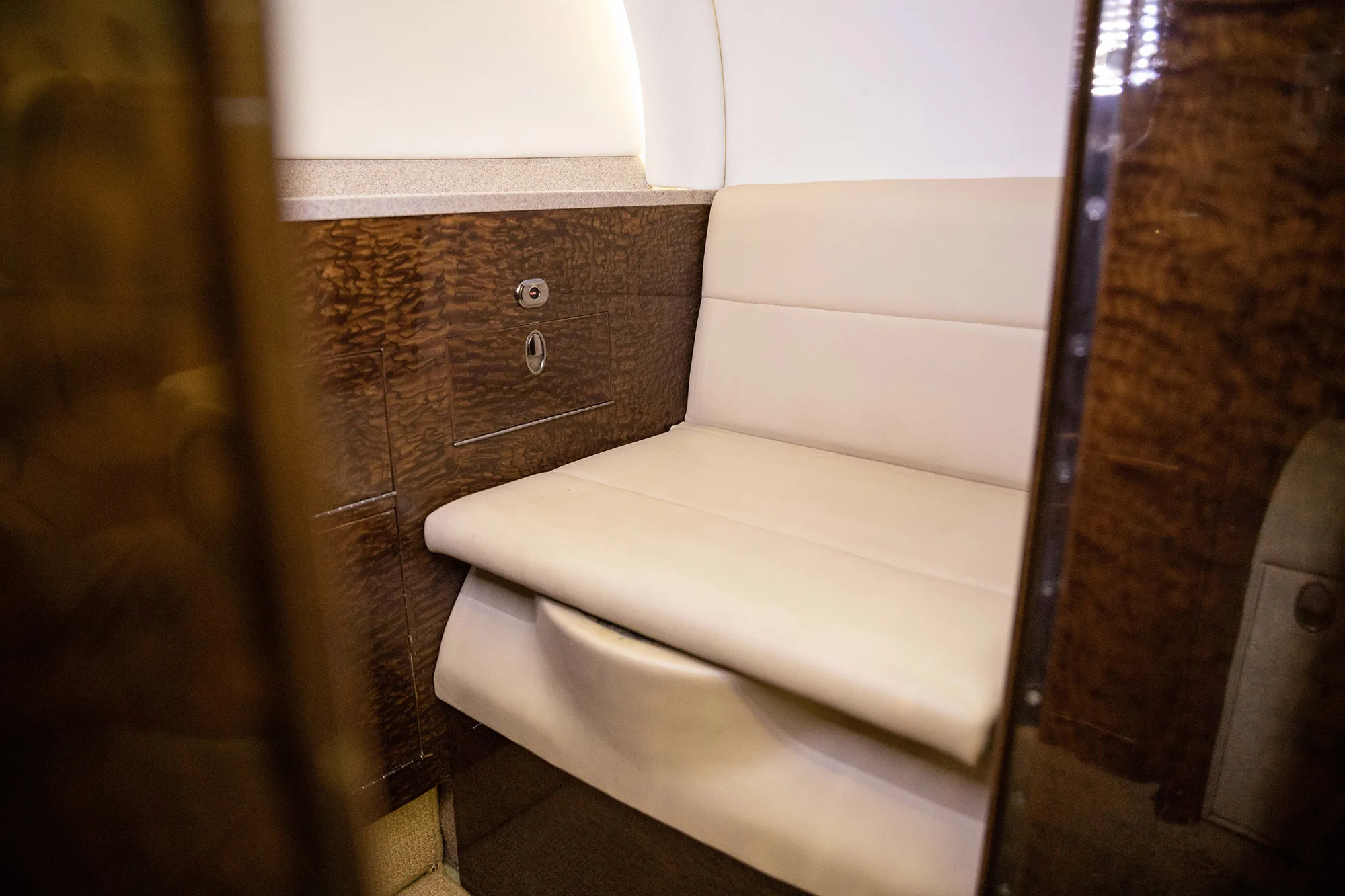Cabin interior of a 2000 Hawker 800xp sn 258454.