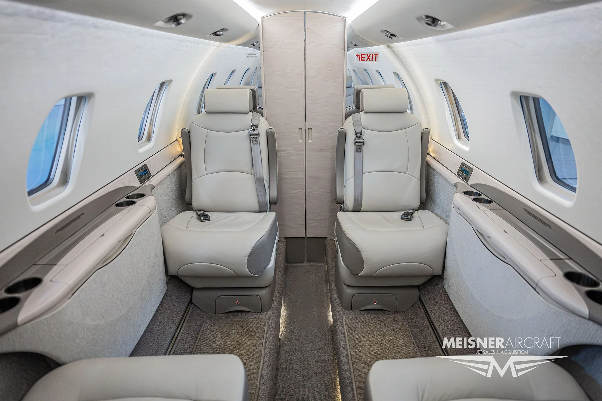 Cabin interior of a 2006 Cessna citation sovereign sn 680 0105.