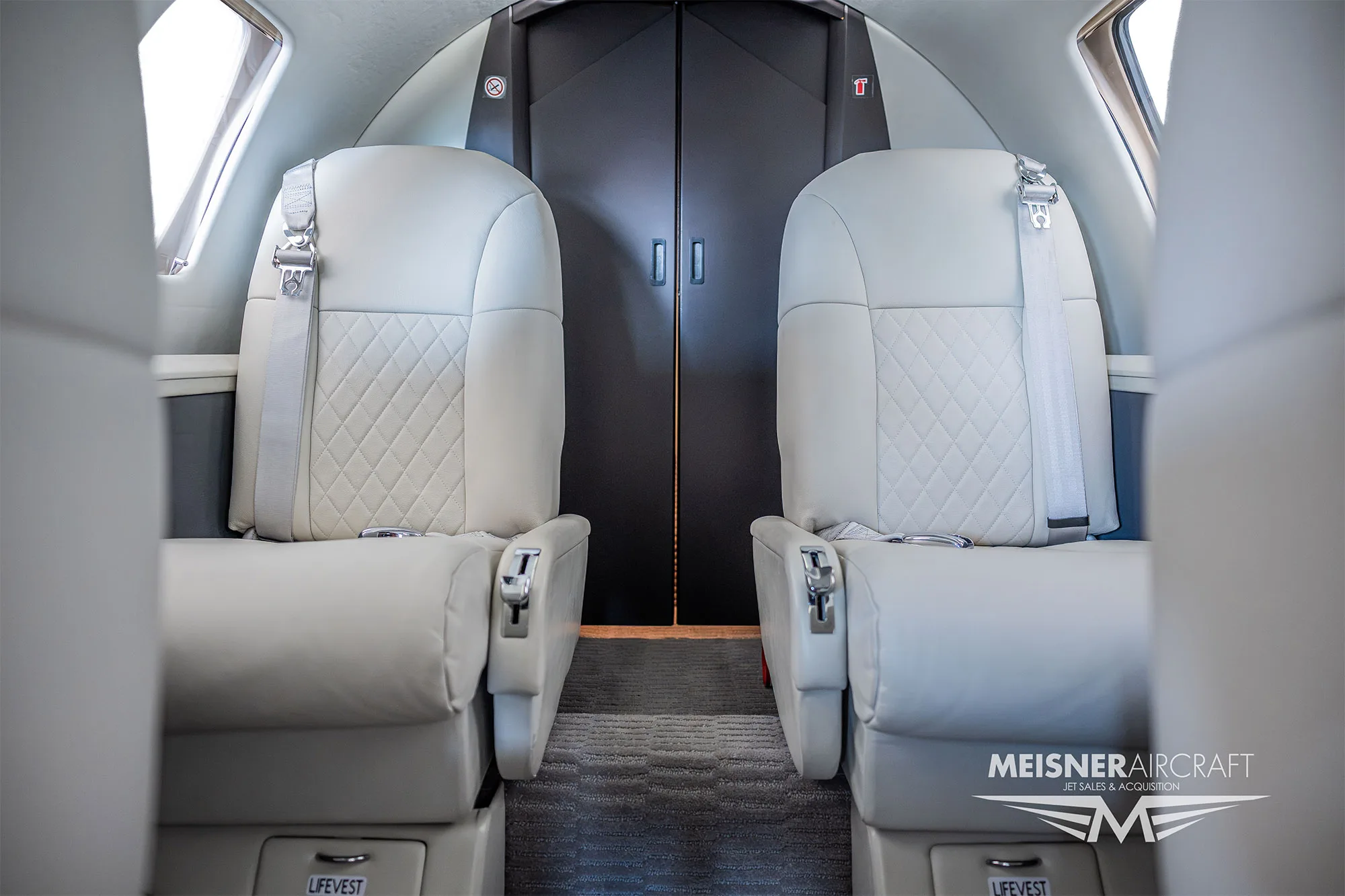 Cabin interior of a 2007 Cessna citation encore sn 560 0776.