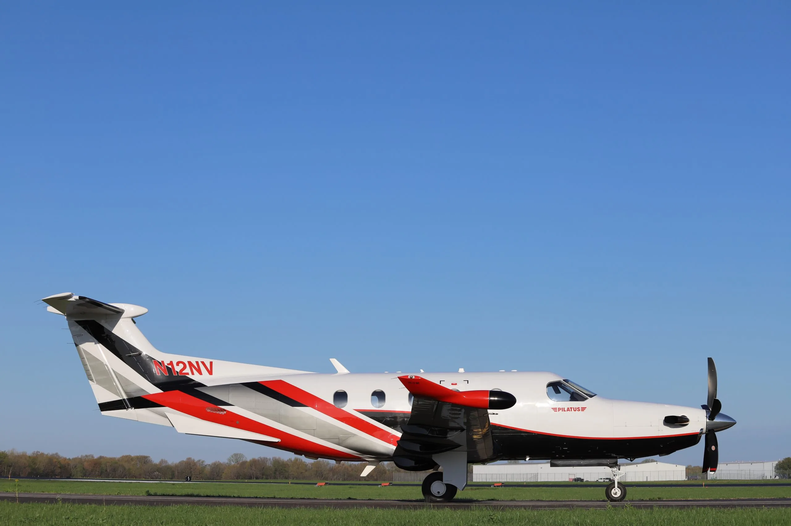 Exterior view of a 2018 Pilatus, PC-12NG.