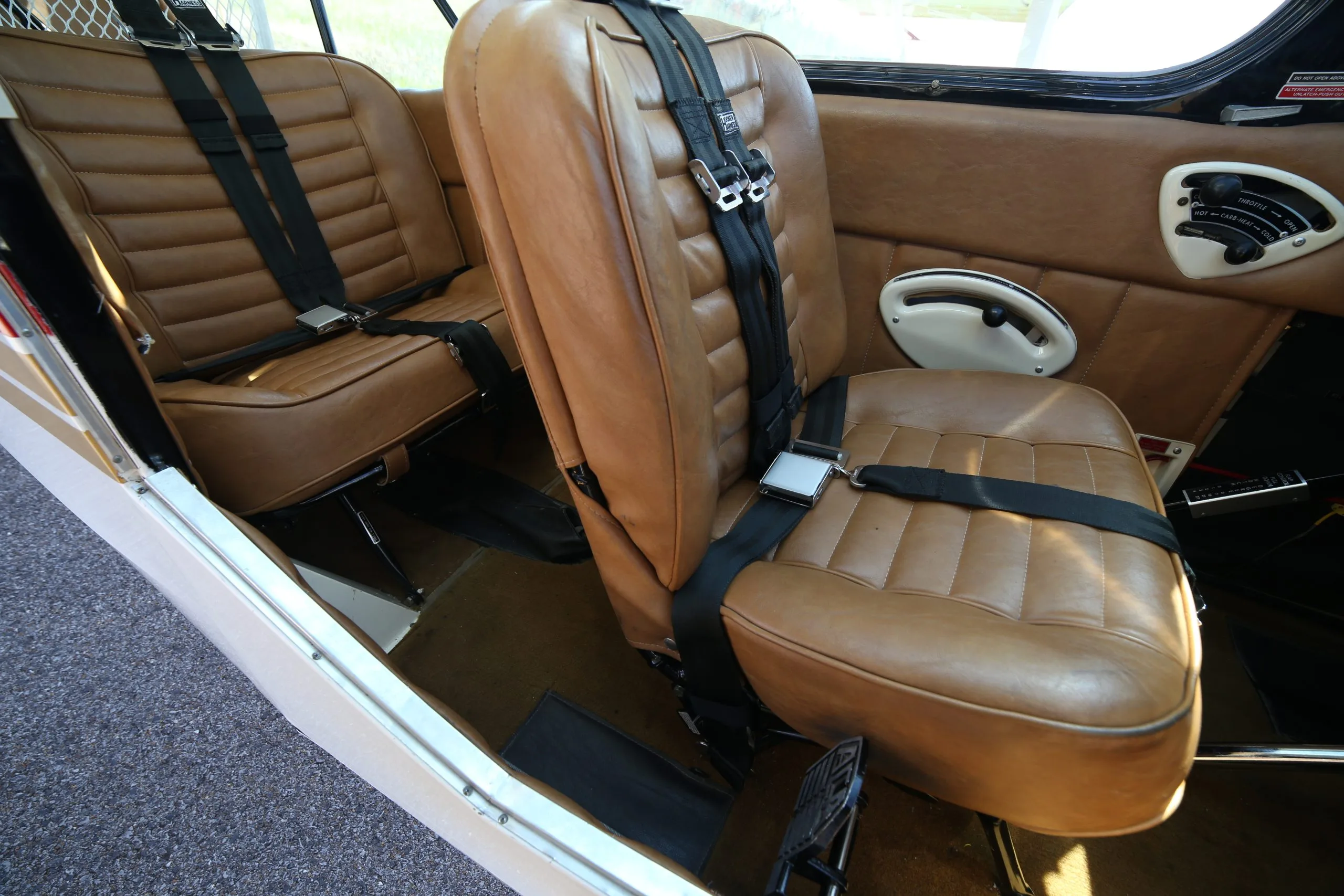 Cabin interior of a 2000 American Champion 8 GCBC SCOUT.