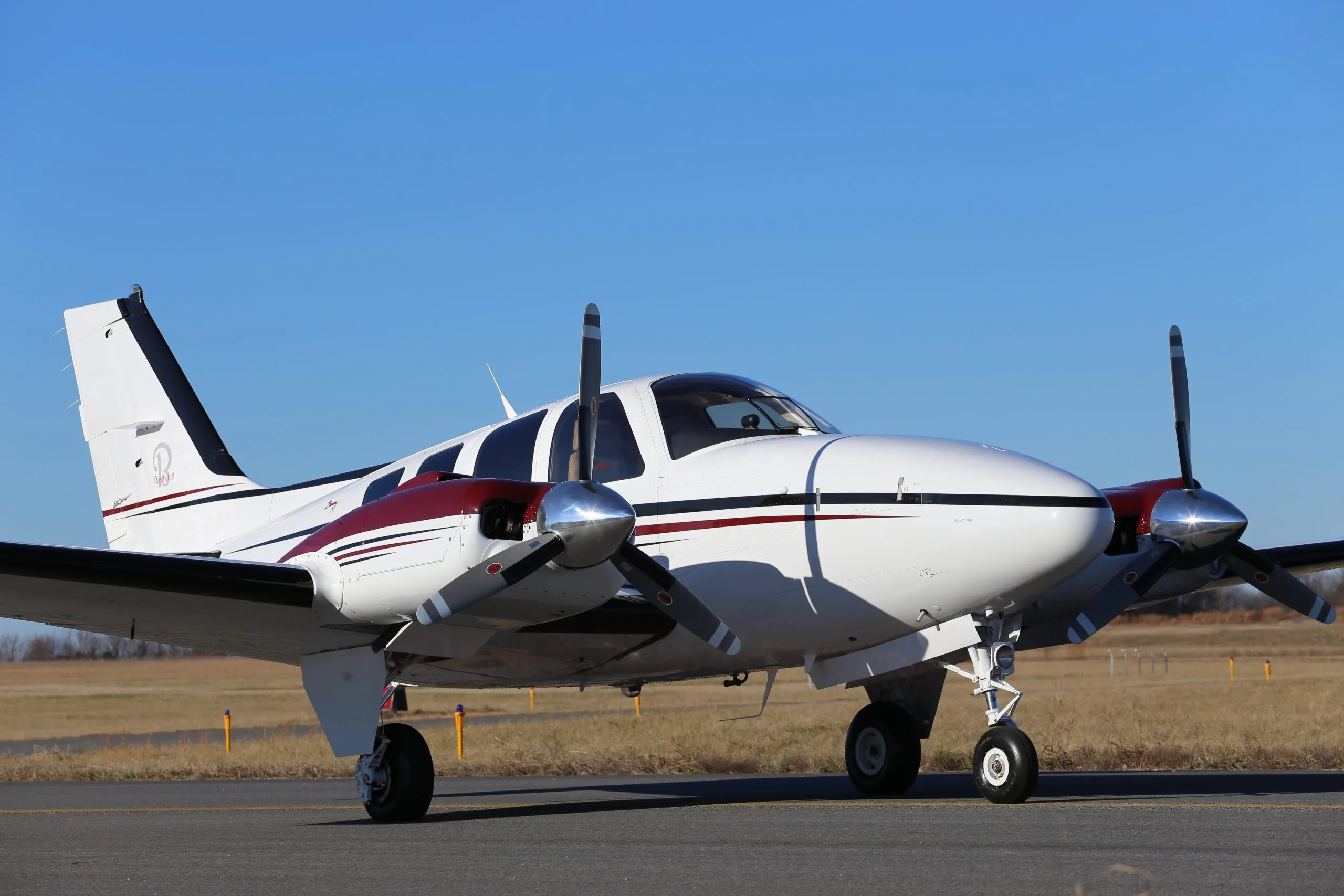 Cabin interior of a 2005 Beechcraft 58 BARON.