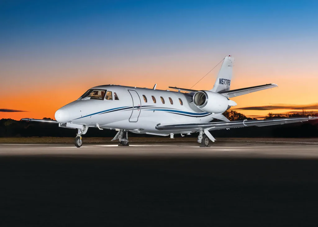 Cabin interior of a 2005 Cessna Citation XLS 560-5581.