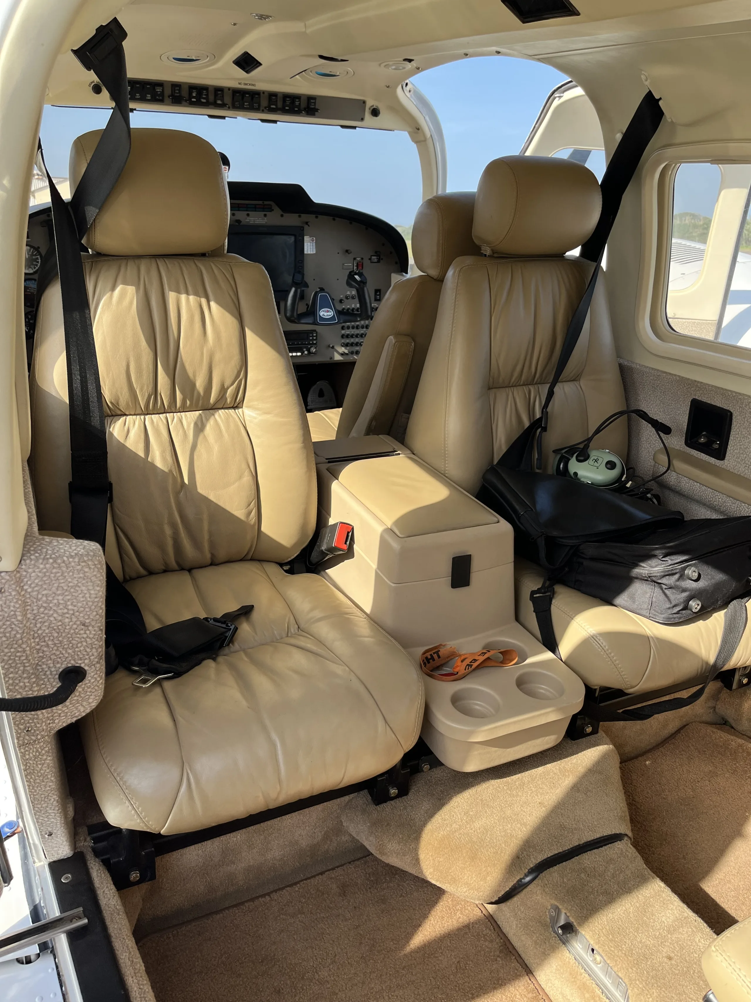 Cabin interior of a 2007 Piper Seneca V.