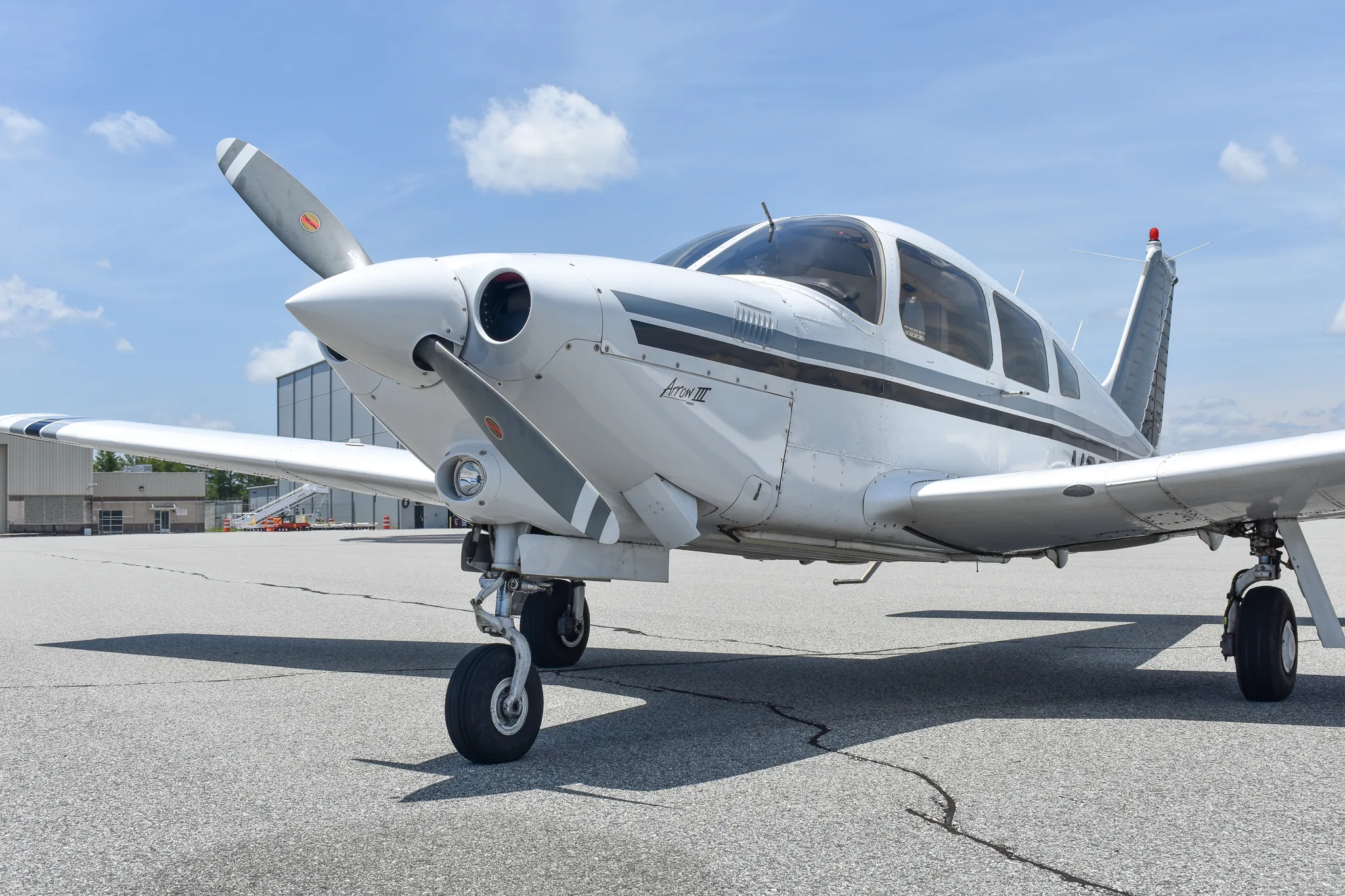 Marketing image of a 1977 Piper Turbo Arrow.