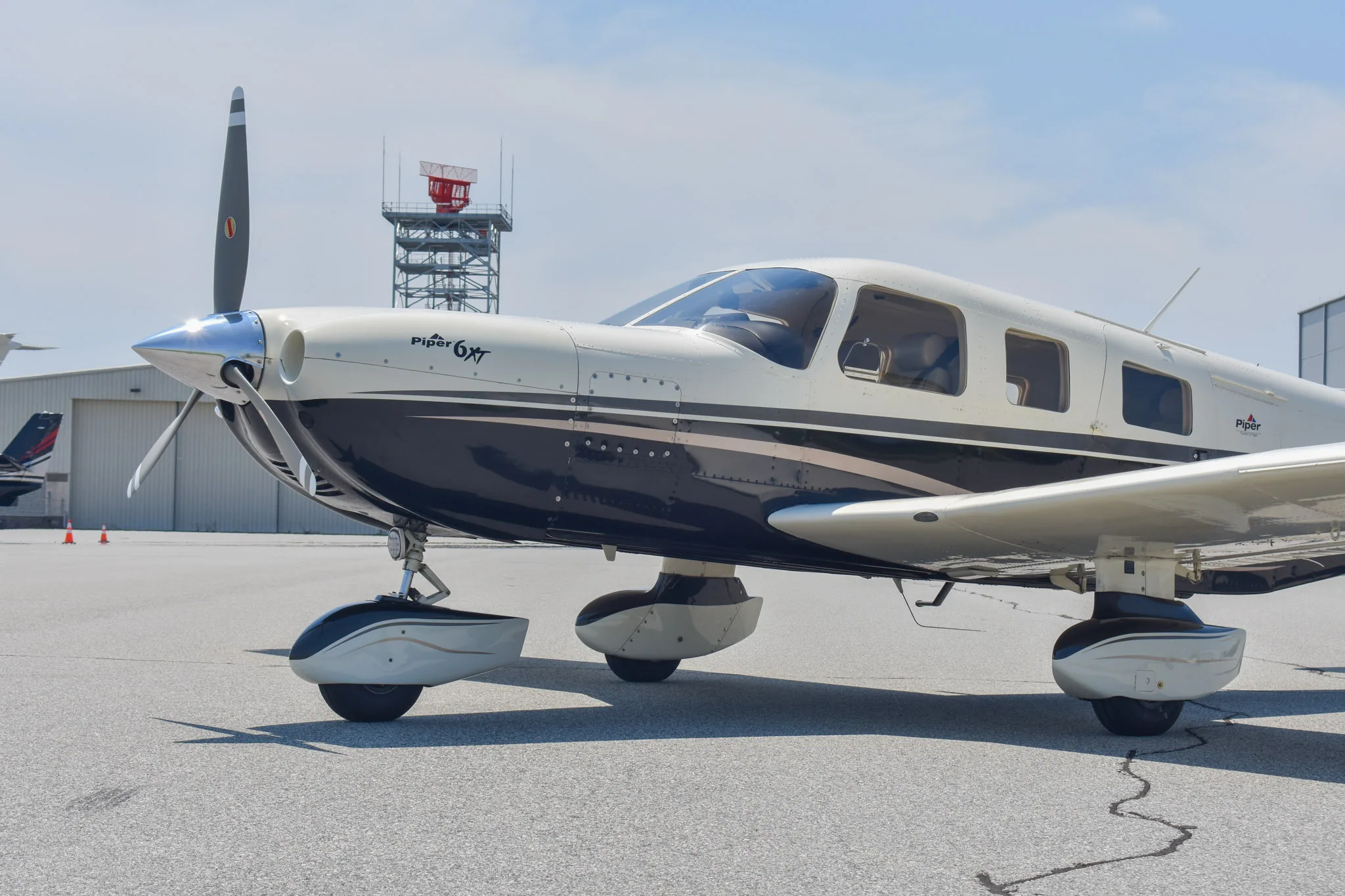 Exterior view of a 2005 Piper 6XT N34XT - $469,000.