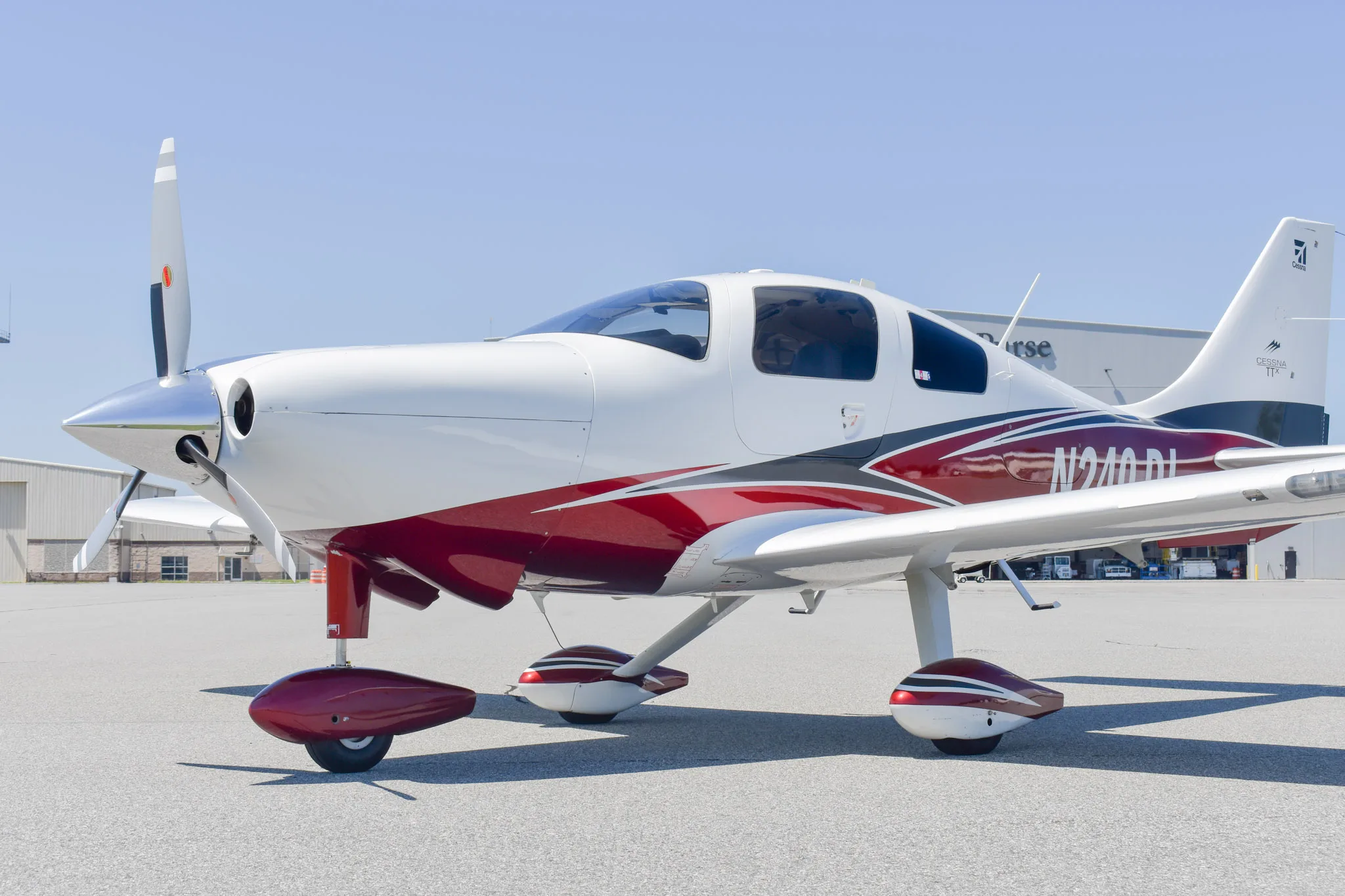 Exterior view of a 2013 Cessna TTX N240DJ - $599,000 w/ TTX School.