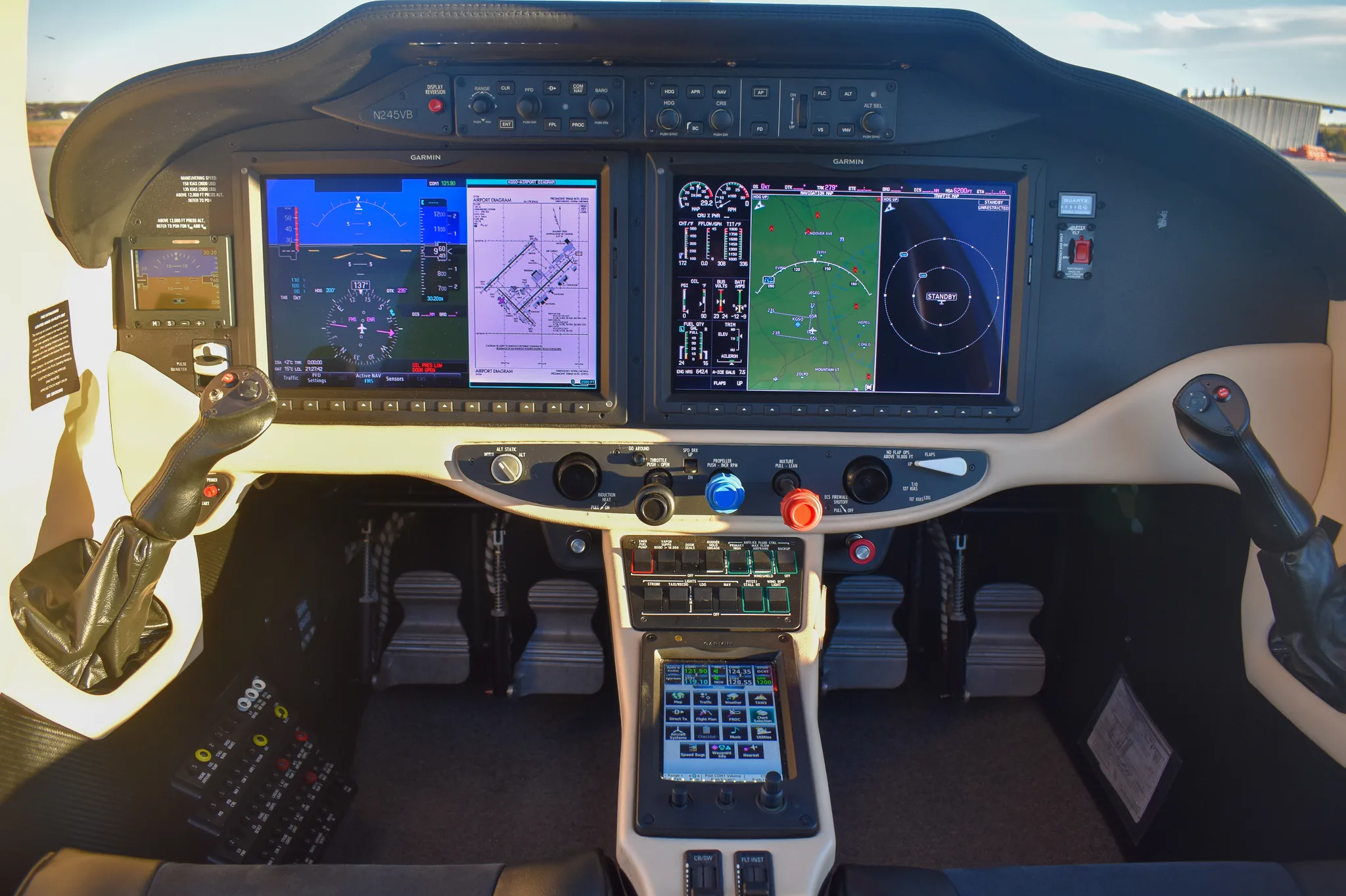 Avionics suite of a 2015 Cessna TTX N245VB - $669,000 w/ TTX School.