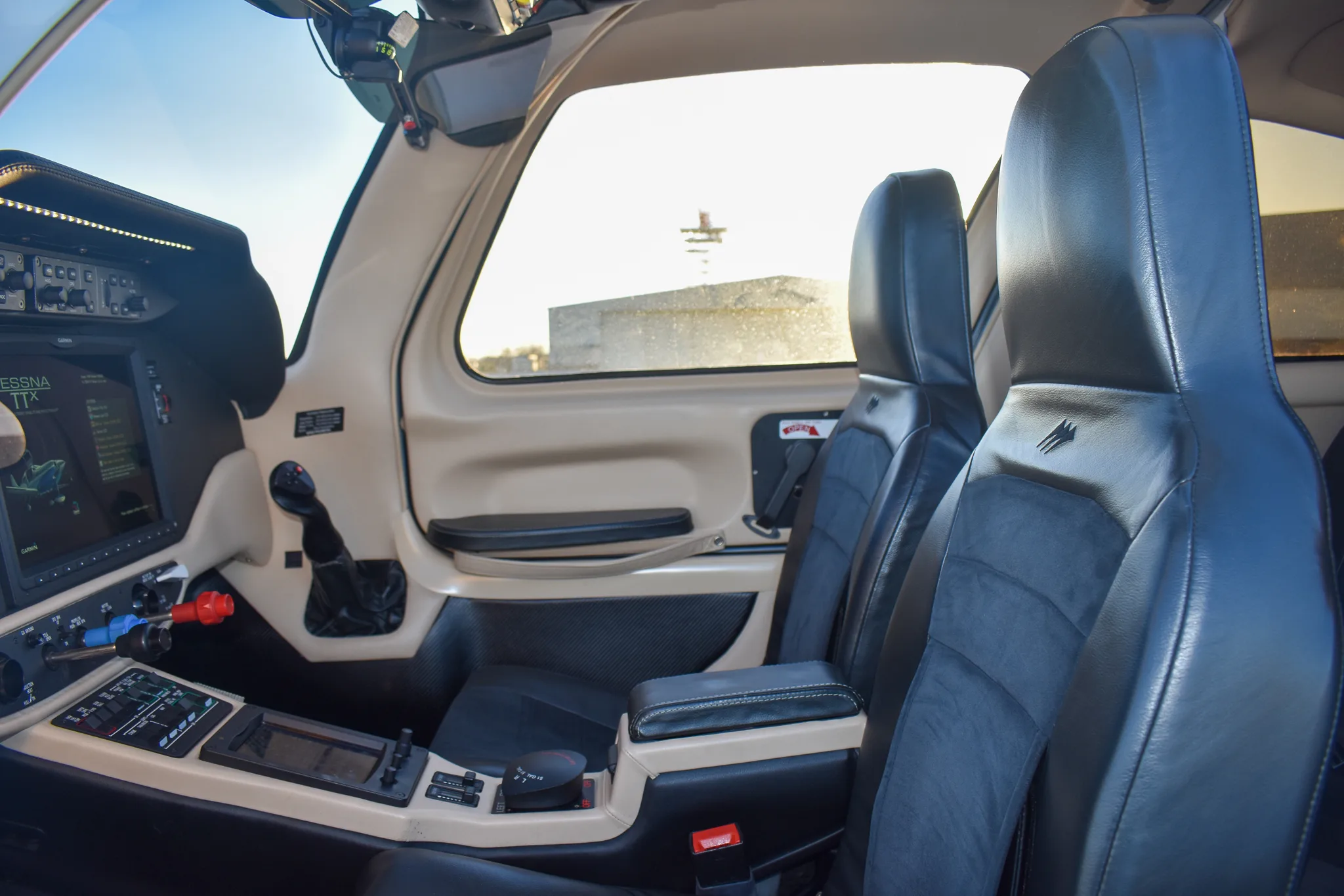 Cabin interior of a 2015 Cessna TTX N245VB - $669,000 w/ TTX School.