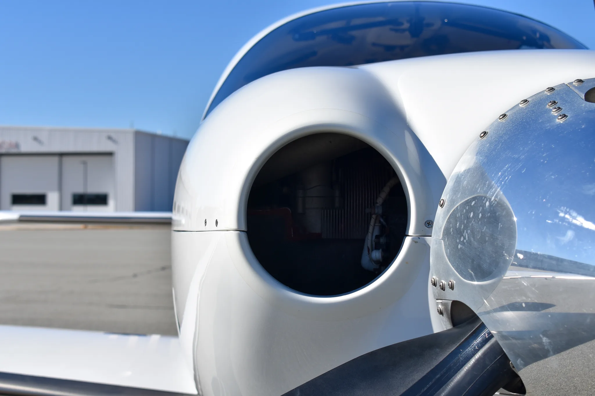 Engine detail of a 2016 Cessna TTX.