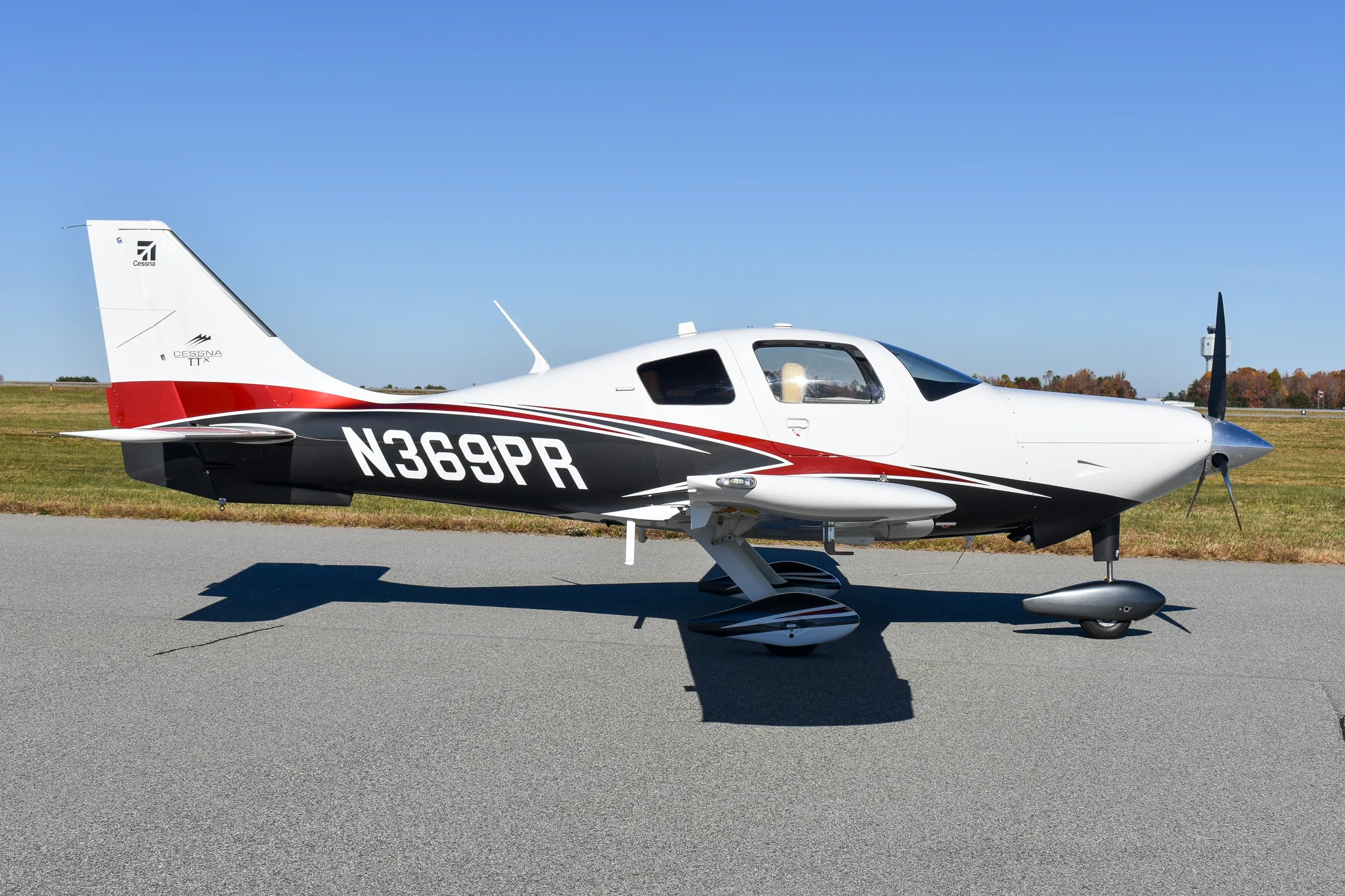 Engine detail of a 2016 Cessna TTX.