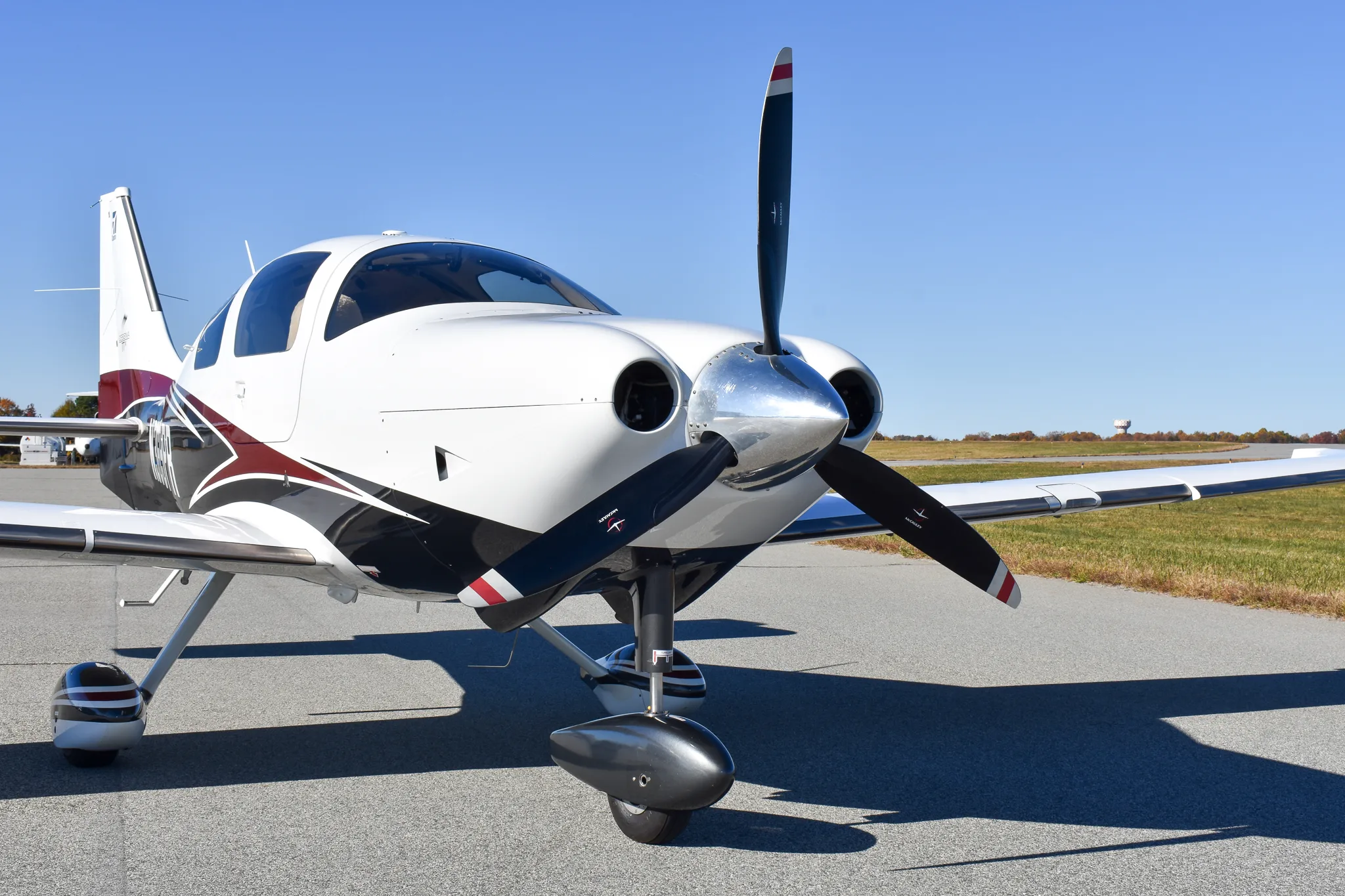 Exterior view of a 2016 Cessna TTX, N369PR.