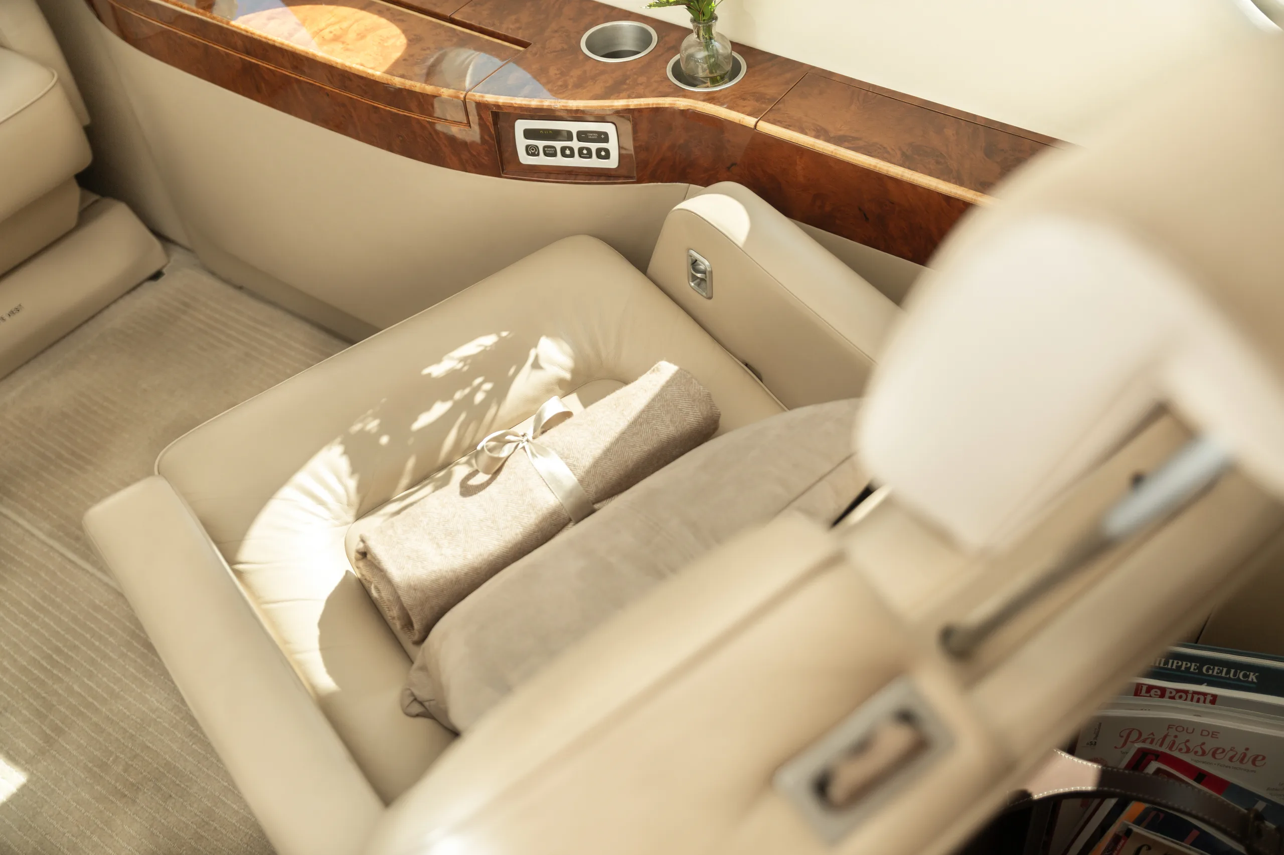 Cabin interior of a 2004 Dassault Falcon 2000EX EZ MSN 039.