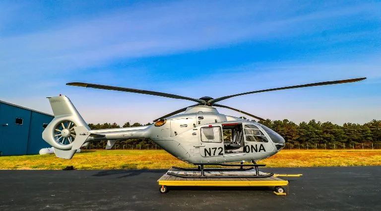 Exterior view of a 2000 Aircraft Eurocopter EC135T1.