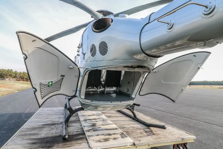 Exterior view of a 2000 Aircraft Eurocopter EC135T1.