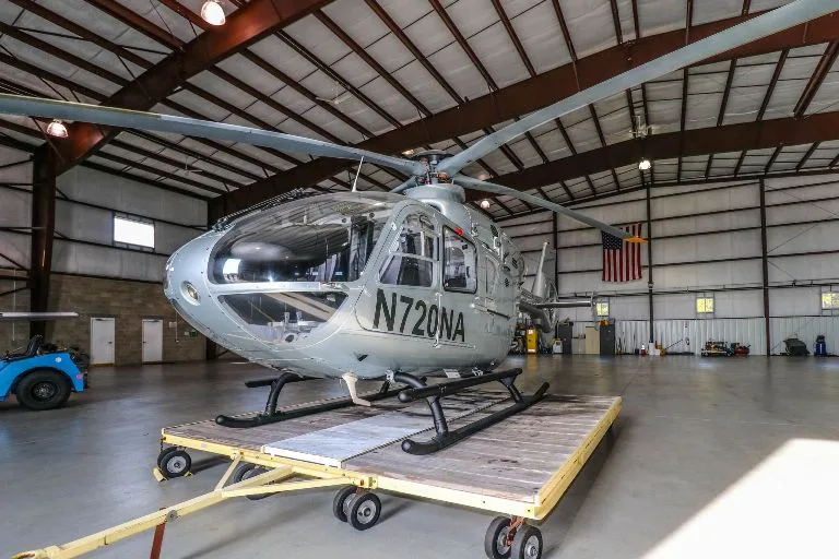 Exterior view of a 2000 Aircraft Eurocopter EC135T1.