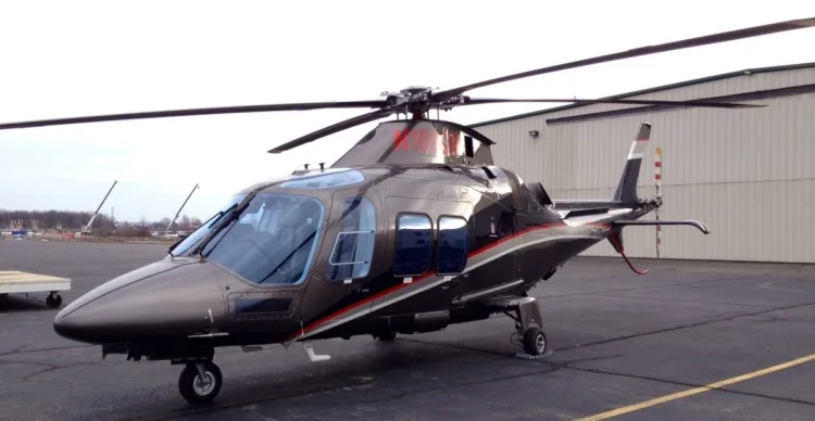 Exterior view of a 2011 Aircraft Agusta 109SP GrandNew.