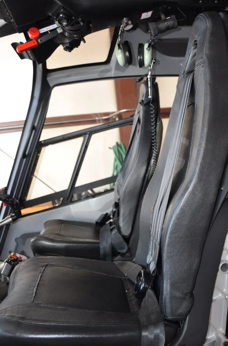 Cabin interior of a 2007 Aircraft EC120B.