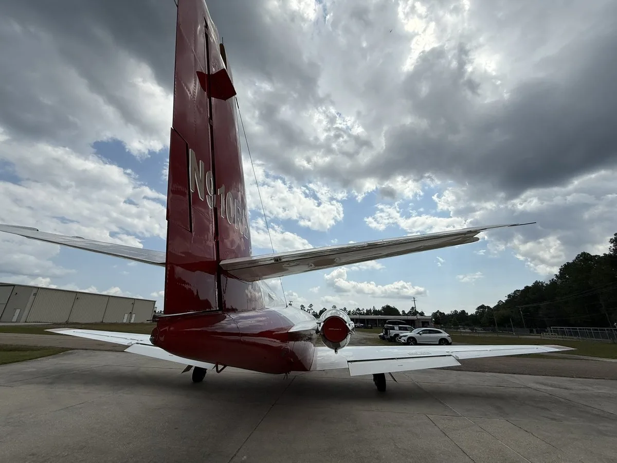 Exterior view of a 1981 Cessna Citation II SN 550-0267, N910RB.