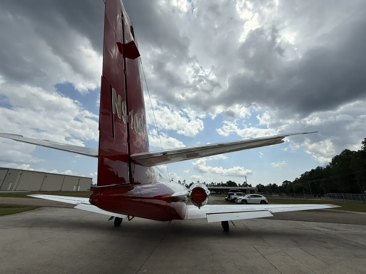 Exterior view of a 1981 Cessna Citation II SN 550-0267, N910RB.