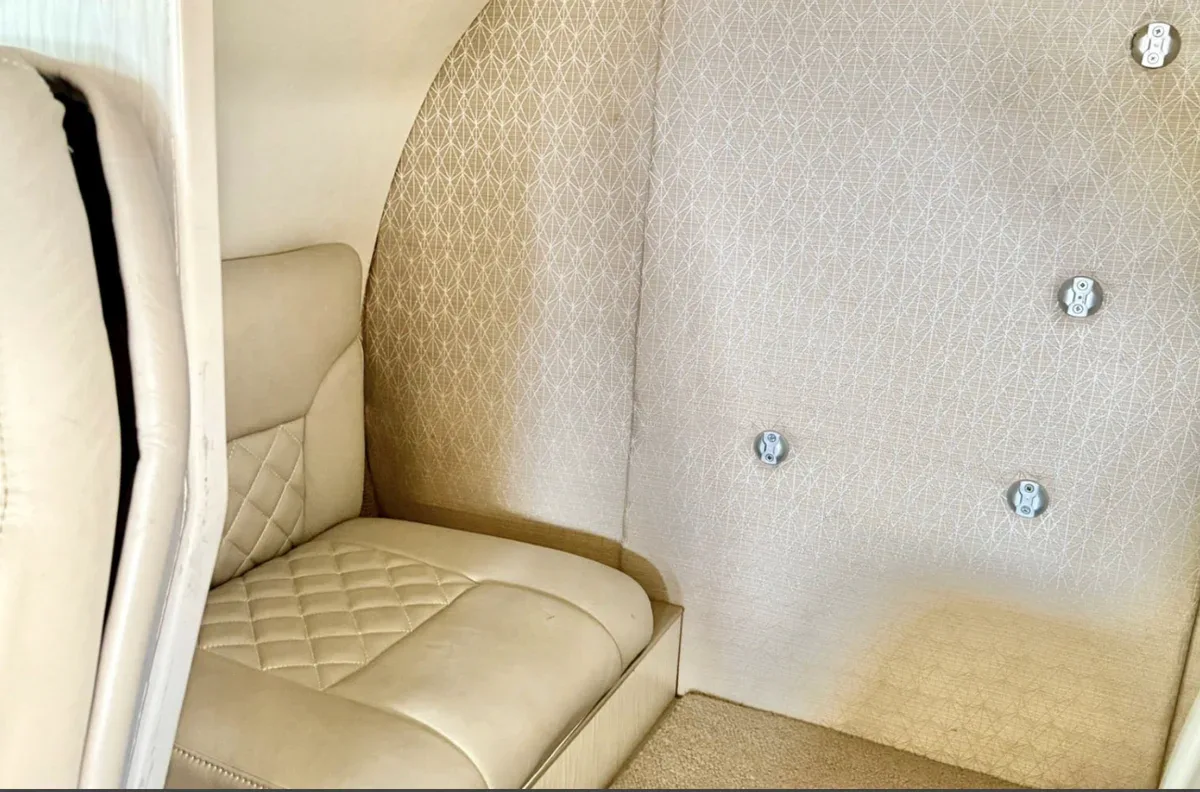 Cabin interior of a 1981 Cessna Citation II SN 550-0267.