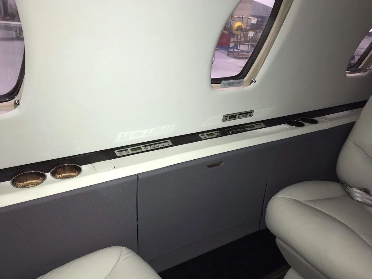 Cabin interior of a 2001 Cessna Citation Excel SN 560-5152.