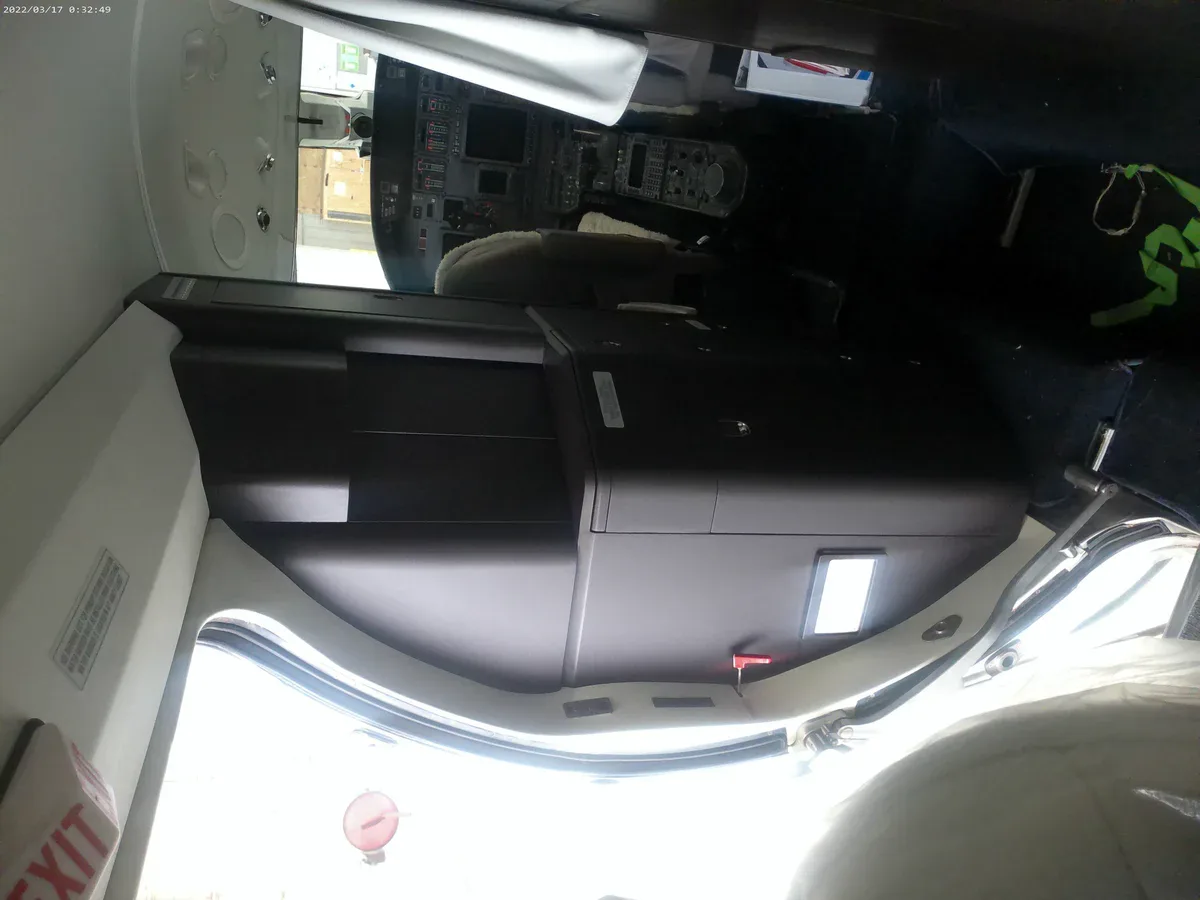 Cabin interior of a 2001 Cessna Citation Excel SN 560-5152.