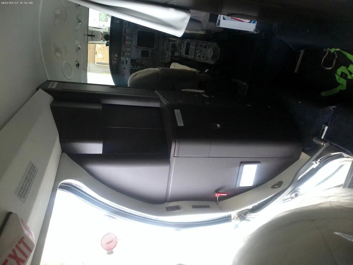 Cabin interior of a 2001 Cessna Citation Excel SN 560-5152.
