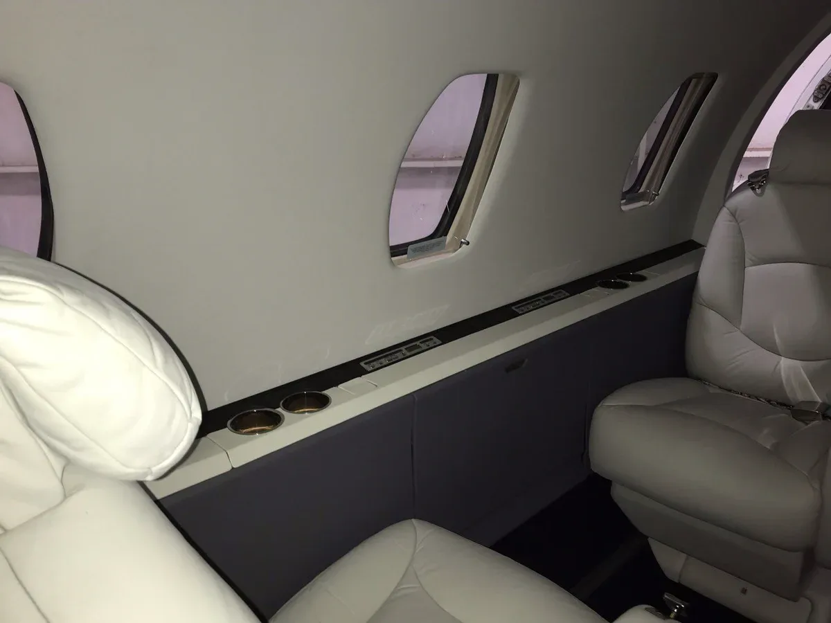 Cabin interior of a 2001 Cessna Citation Excel SN 560-5152.