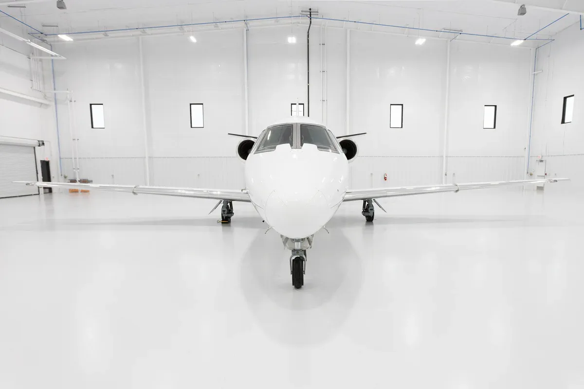 Exterior view of a 2002 Cessna Citation Excel SN 560-5279, N70BC.