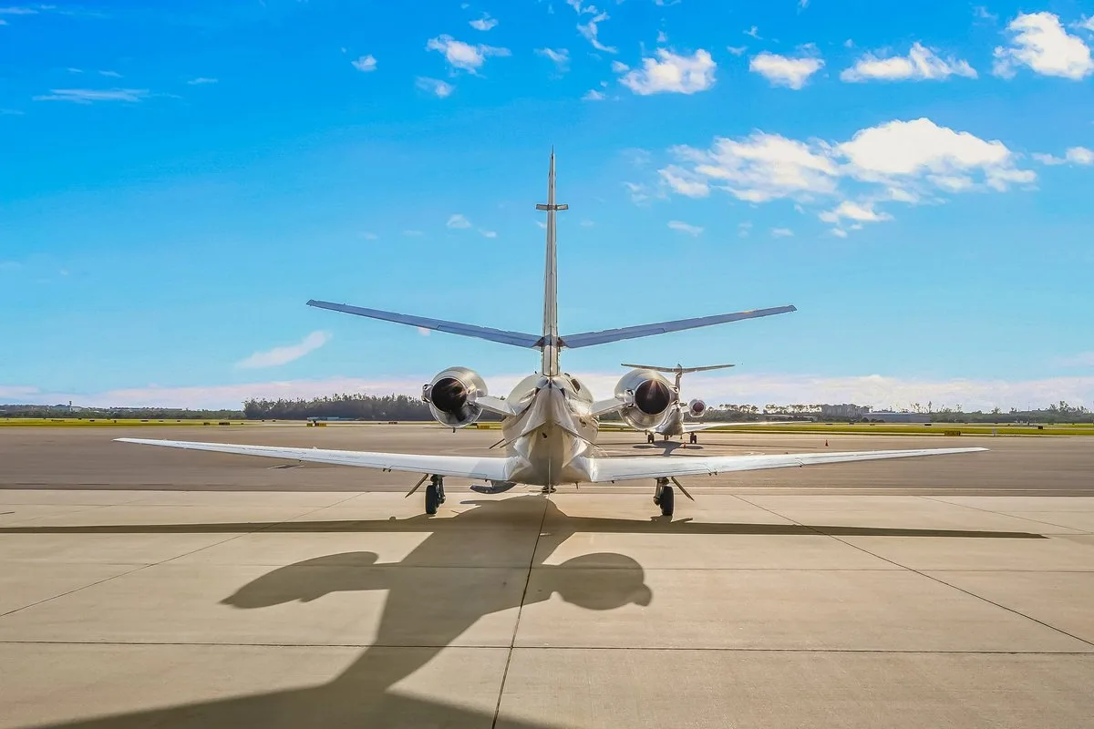 Exterior view of a 2003 Cessna Citation Excel SN 560-5355, N846JS.