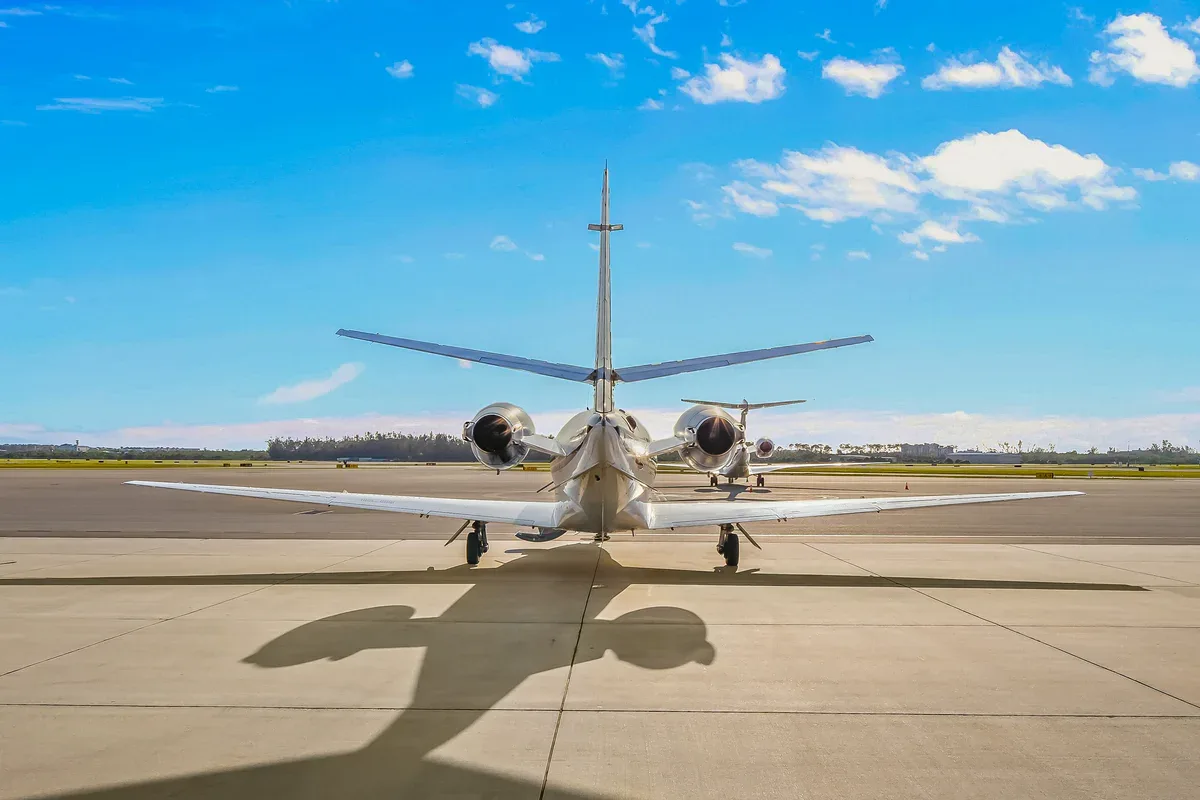 Exterior view of a 2003 Cessna Citation Excel SN 560-5355, N846JS.
