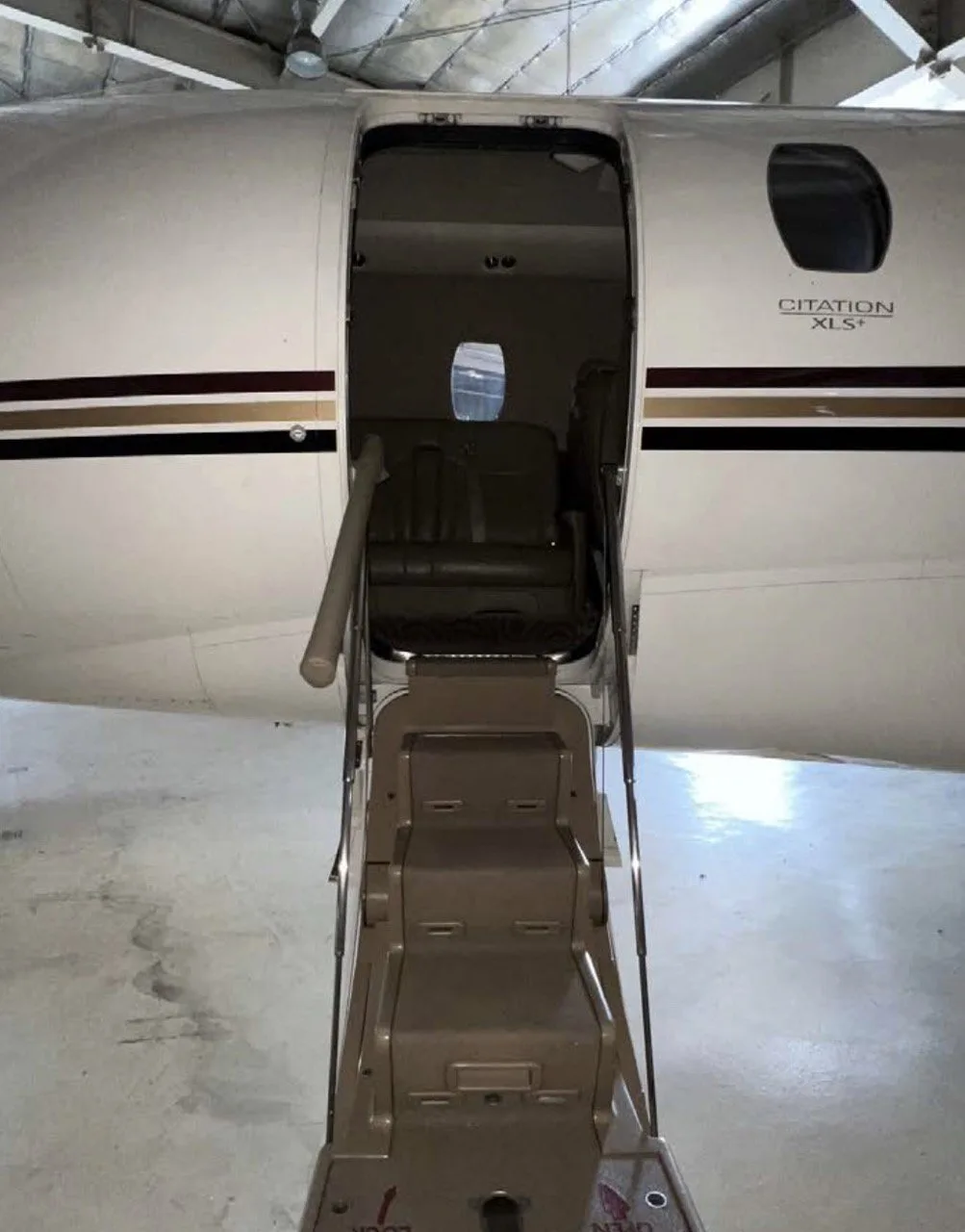 Cabin interior of a 2009 Cessna Citation XLS+ SN 560-6050.