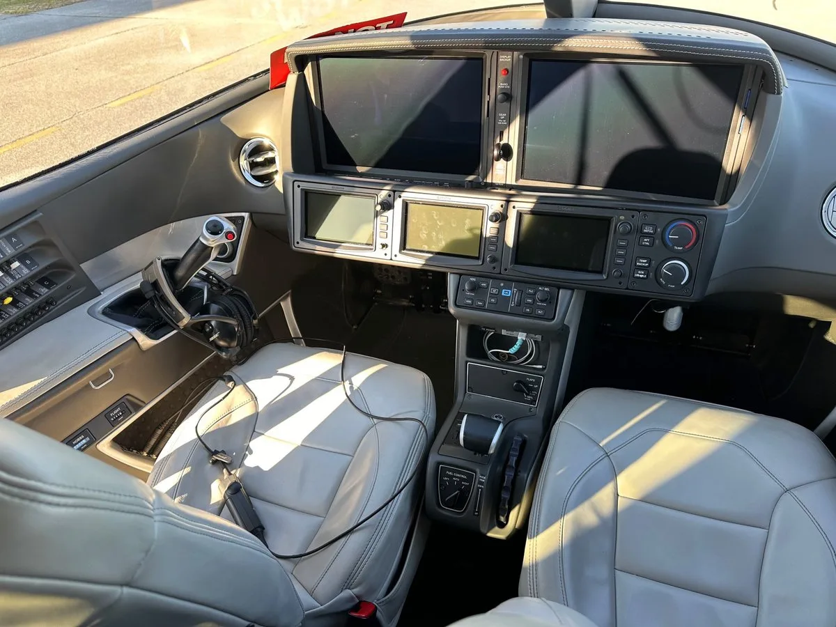 Avionics suite of a 2019 Cirrus Vision SF50 G2 SN 0102.