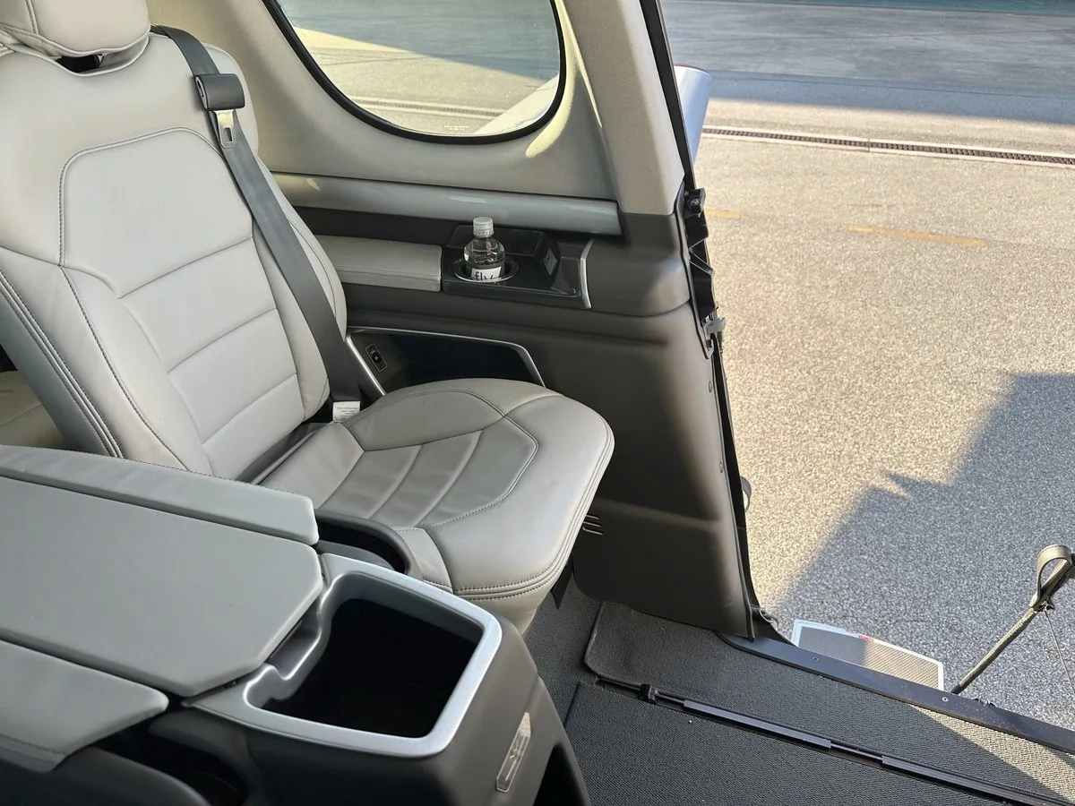 Cabin interior of a 2019 Cirrus Vision SF50 G2 SN 0102.