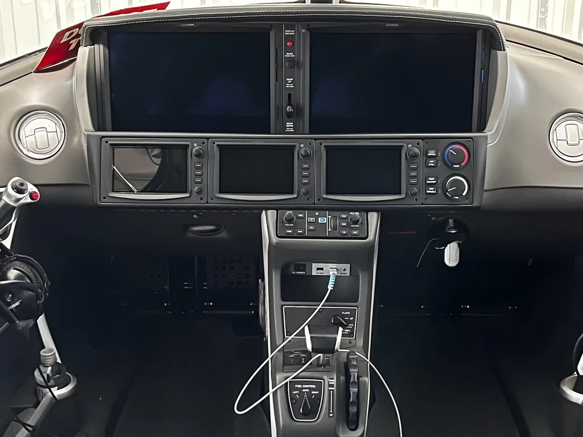 Avionics suite of a 2019 Cirrus Vision SF50 G2 SN 0102.