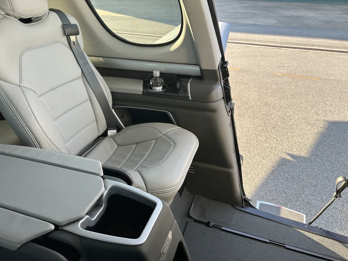 Cabin interior of a 2019 Cirrus Vision SF50 G2 SN 0102.