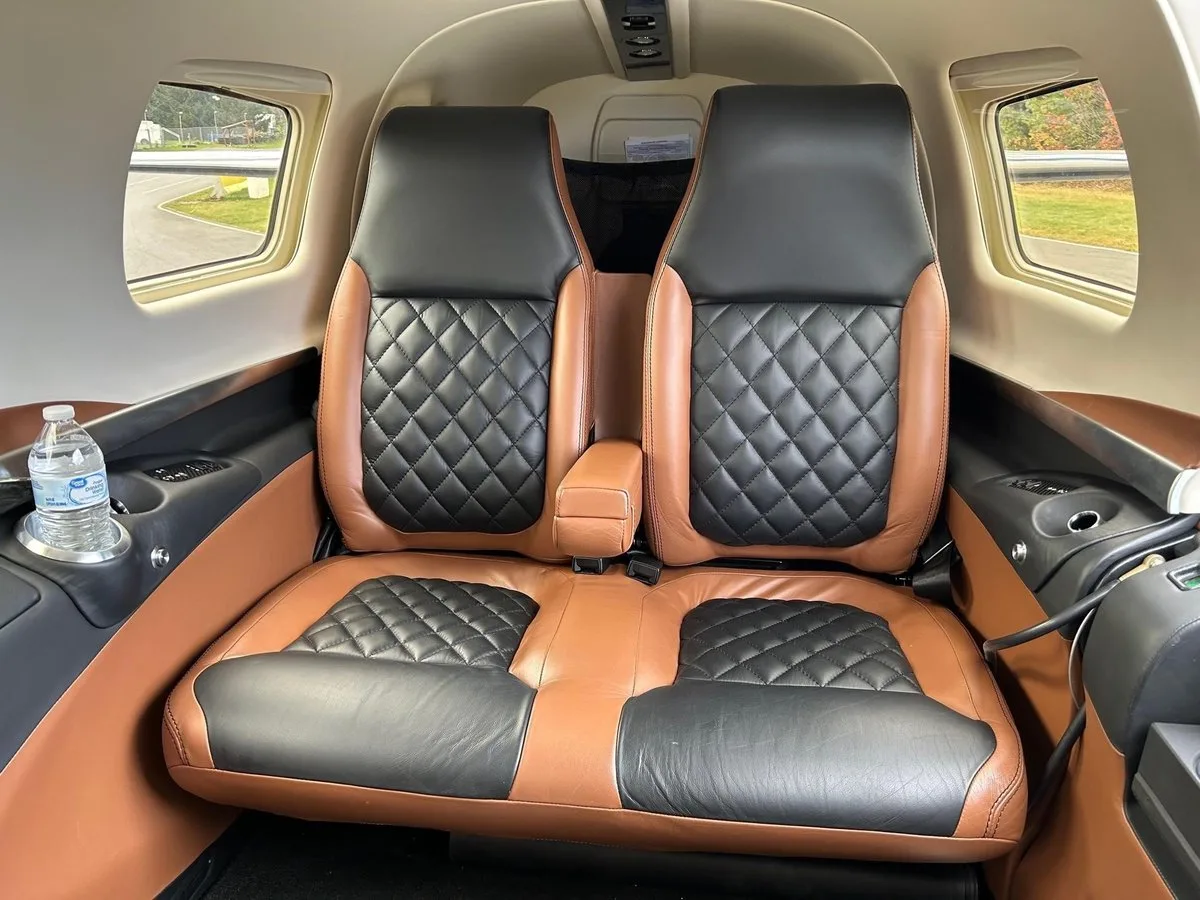 Cabin interior of a 2021 Piper M600 SLS SN 4698173.