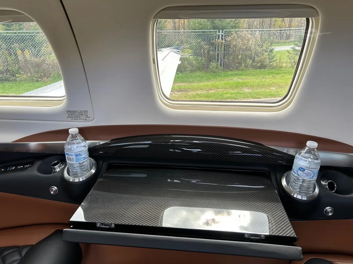 Cabin interior of a 2021 Piper M600 SLS SN 4698173.