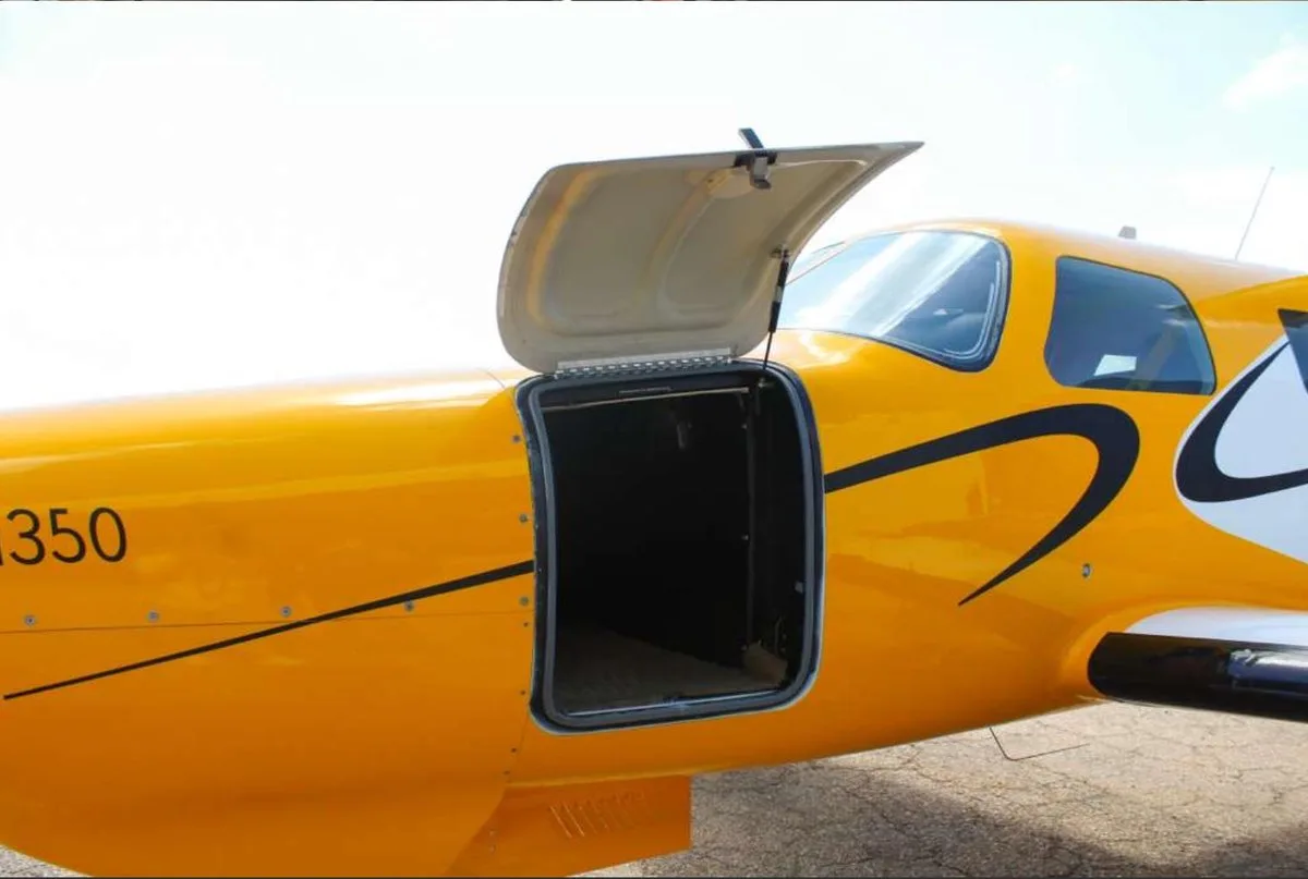 Engine detail of a 2008 Piper Matrix SN 4692071.