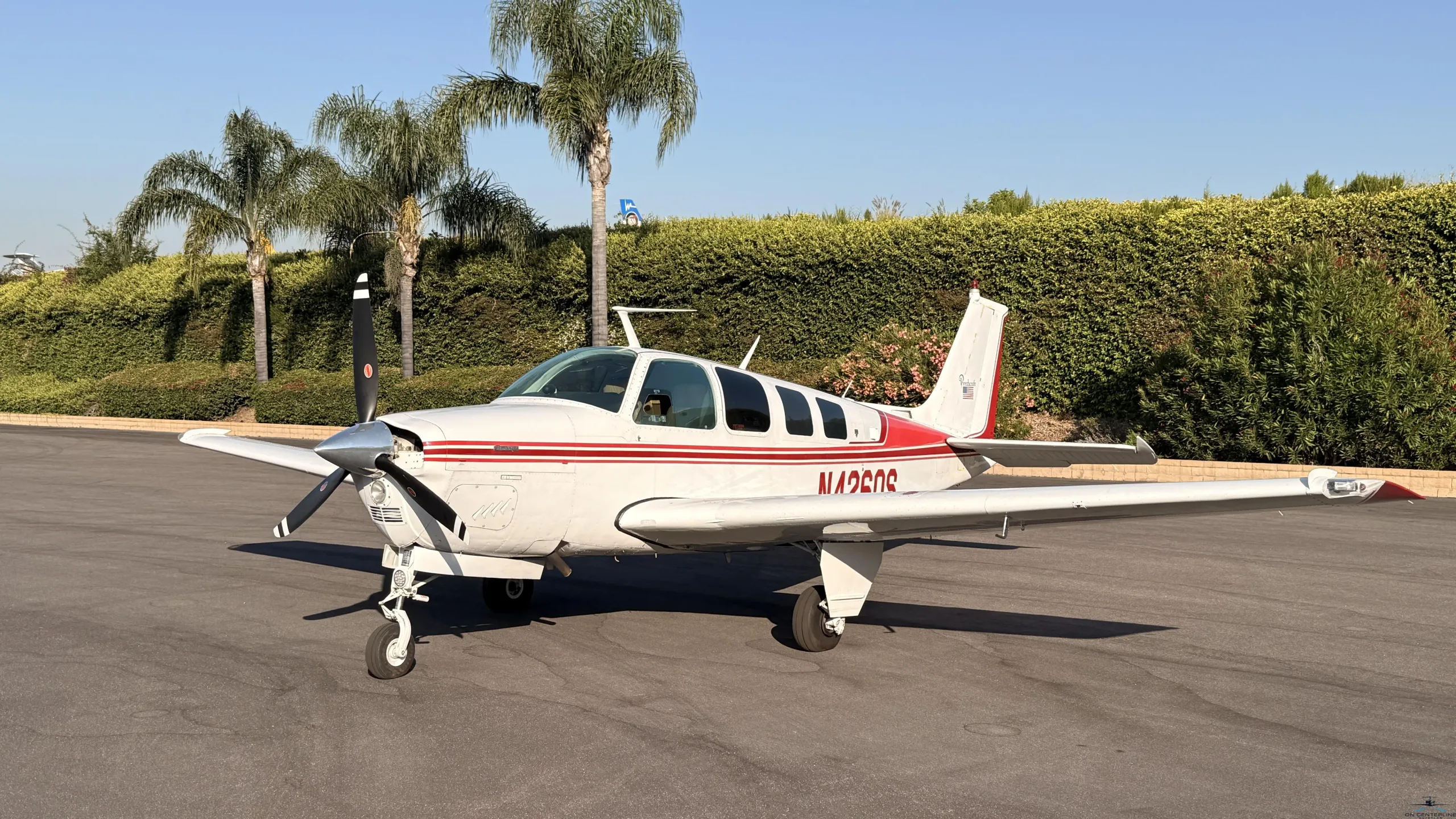 Cabin interior of a 1977 Beechcraft A36 –.