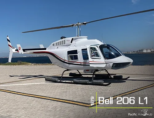 Marketing image of a 1979 Bell 206L-1.
