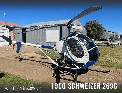 Marketing image of a 1990 Schweizer 269C.