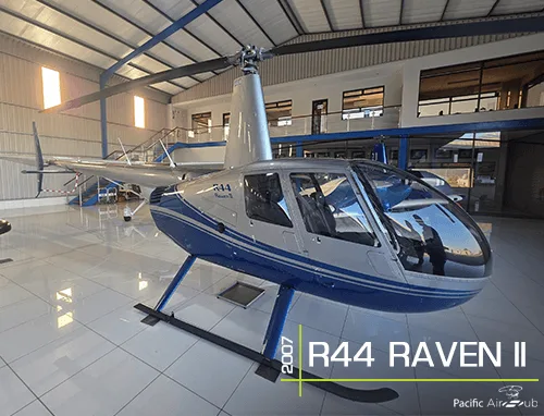 Marketing image of a 2007 Robinson R44 RAVEN II.