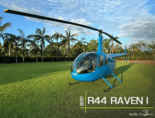 Exterior view of a 2017 Robinson R44 RAVEN I.