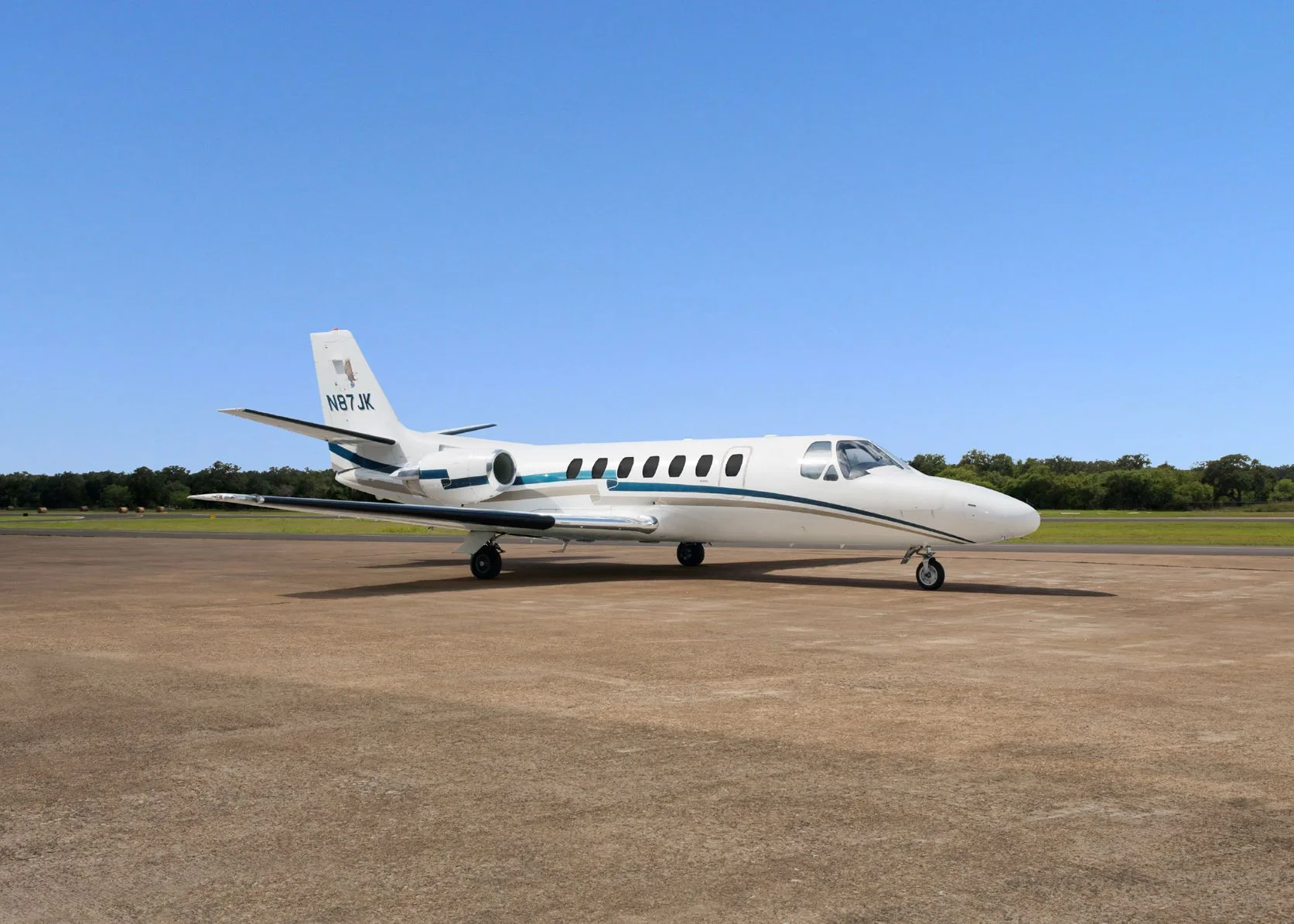 Exterior view of a 1991 Cessna Citation V.