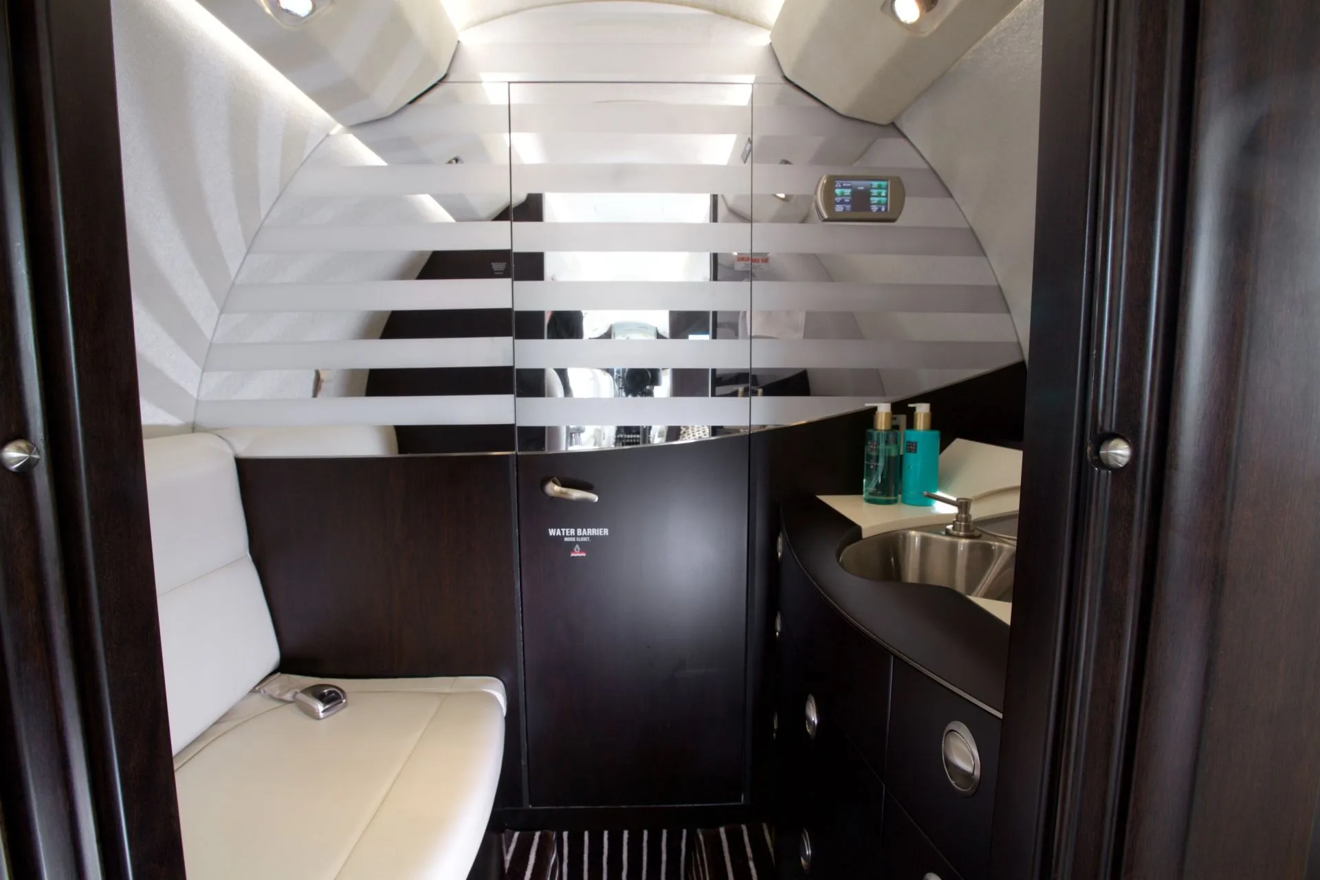 Cabin interior of a 2012 Cessna CITATION X.