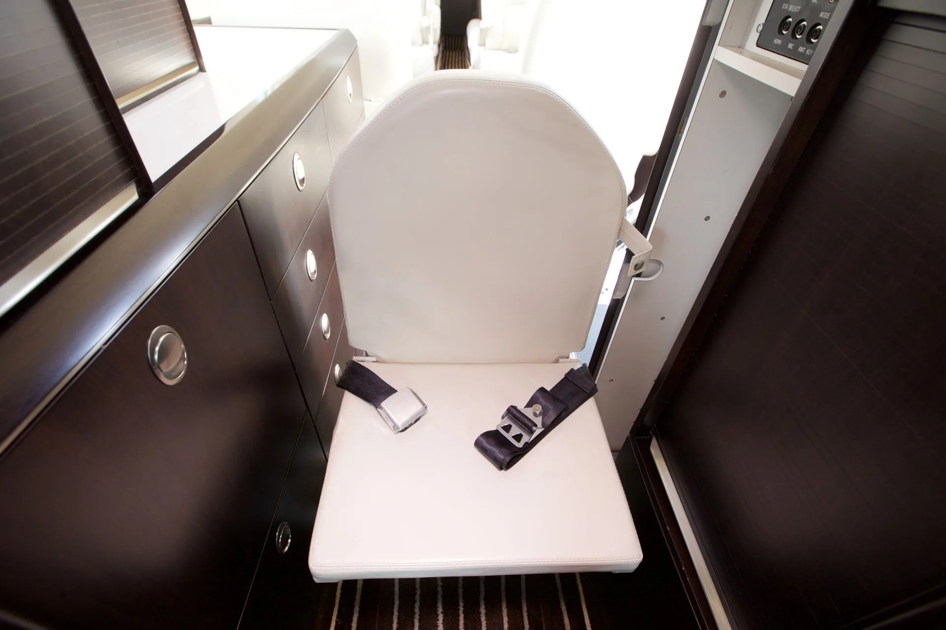 Cabin interior of a 2012 Cessna CITATION X.
