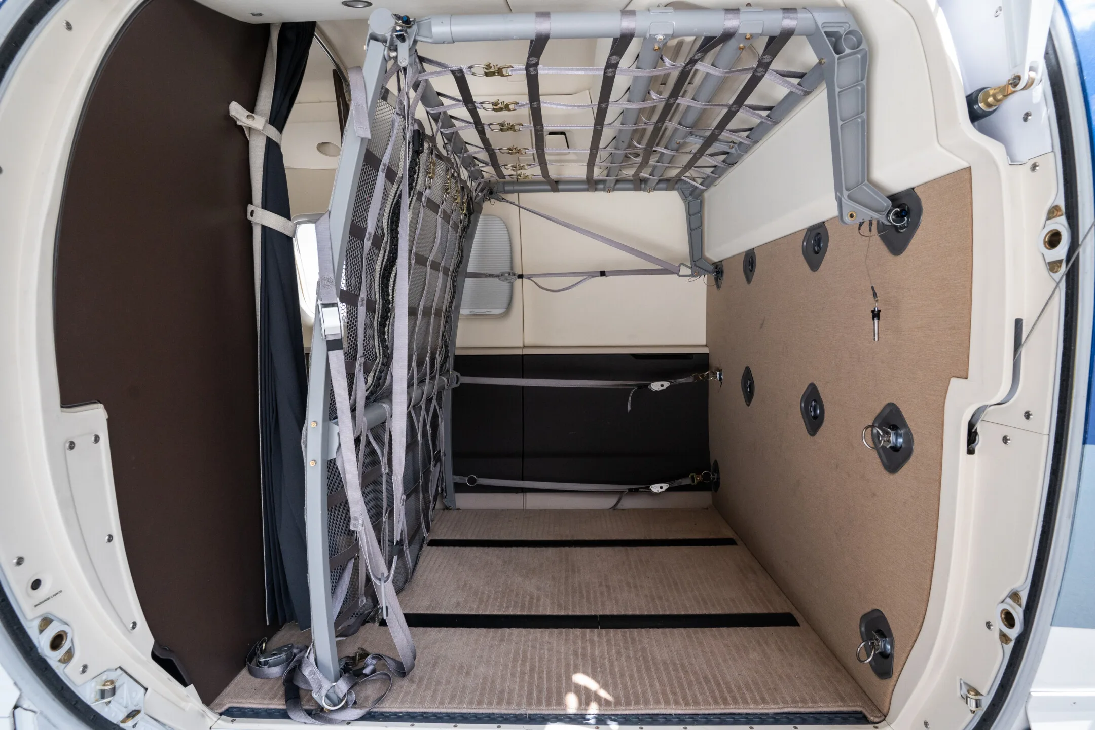 Cabin interior of a 2018 Pilatus.